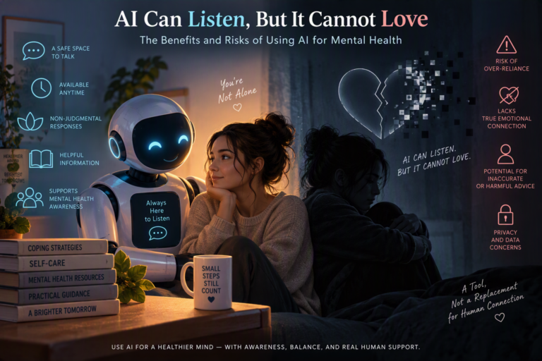 AI Can Listen, But It Cannot Love: The Benefits and Risks of Using AI for Mental Health